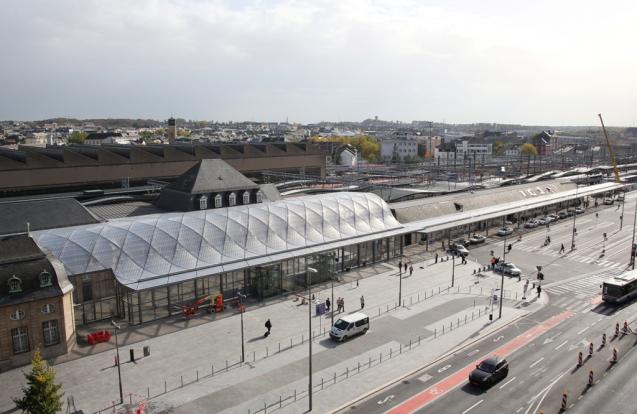 Bezoekershal Station Luxemburg