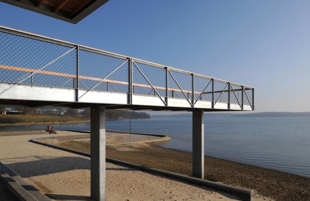 Loopbrug Plage de la Plate Taille