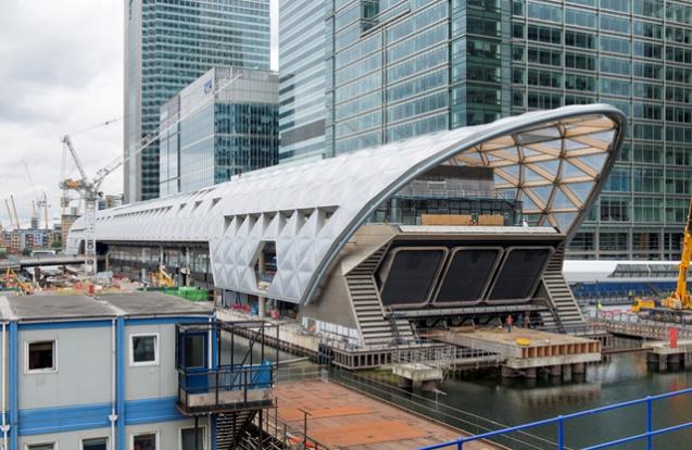 Crossrail Station Canary Wharf