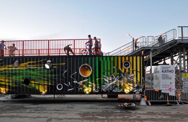 Mobile student housing terminal HUB_01