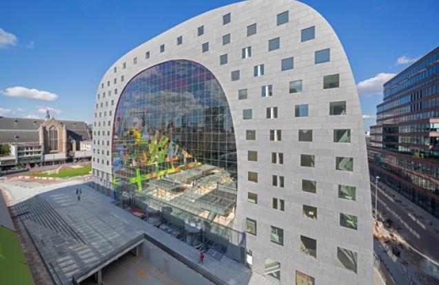 Kabelnetgevels Markthal Rotterdam