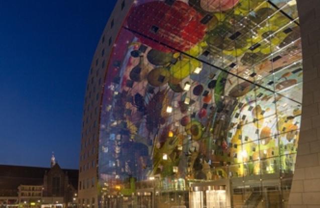 Kabelnetgevels Markthal Rotterdam