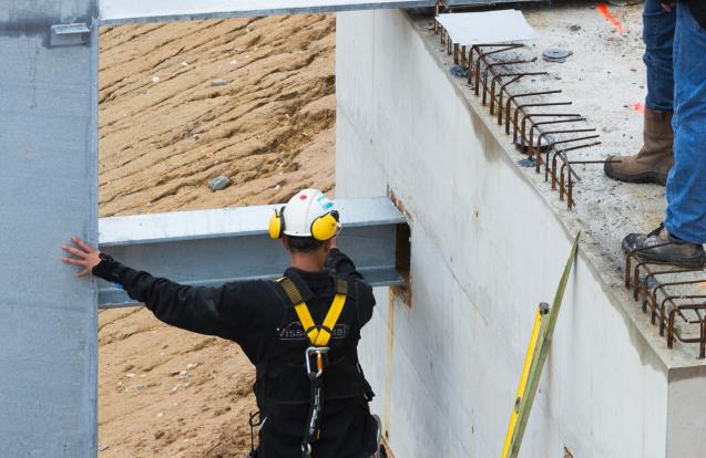 Trappartij met uitzichtplatform ENCI-groeve