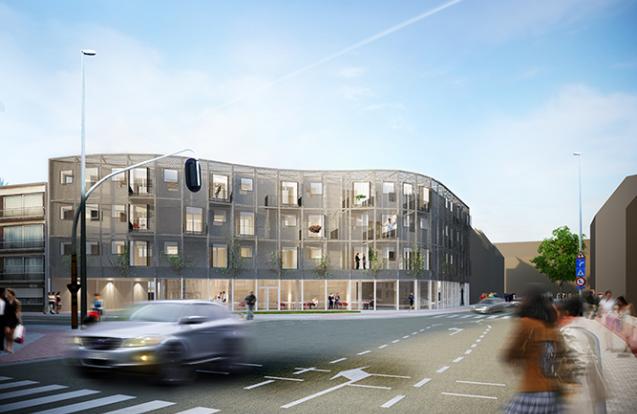 Passief sociaal woningbouwproject Gutenberg