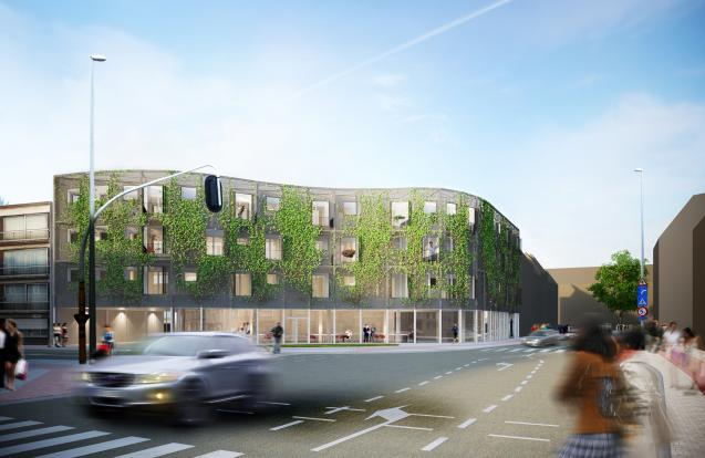 Passief sociaal woningbouwproject Gutenberg
