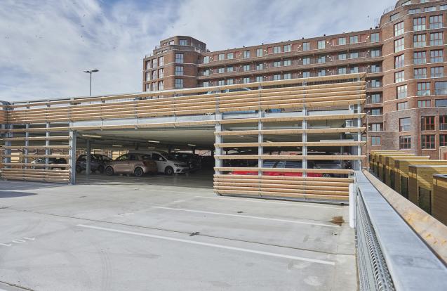 Modulaire parkeergarage Bataviahaven