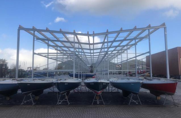Botenopslag jachtwerf Heeg