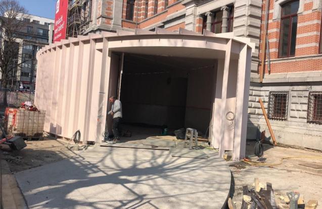 Onthaalpaviljoen Oud Gerechtshof Antwerpen