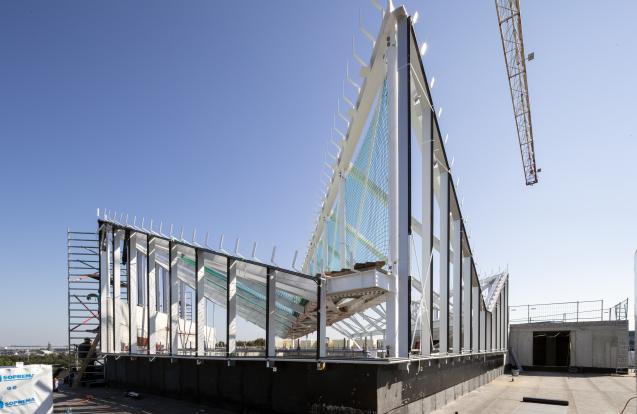 Renovatie van de kantoorgebouwen van Buildwise en bouwen van een loods
