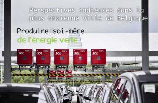 Parking de panneaux solaires