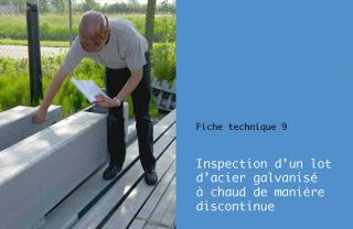 Fiche Technique 9 - Inspection d'un lot d'acier galvanisé à chaud de manière discontinue
