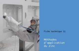 Fiche Technique 11 - Méthodes d'application du zinc