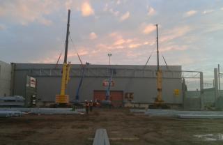 Extension de l'usine d'embouteillage AB Inbev 