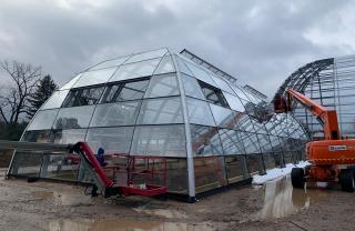 Flora Botanical garden Cologne glass construction