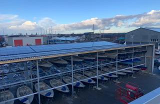 Stockage de bateaux du chantier naval Heeg