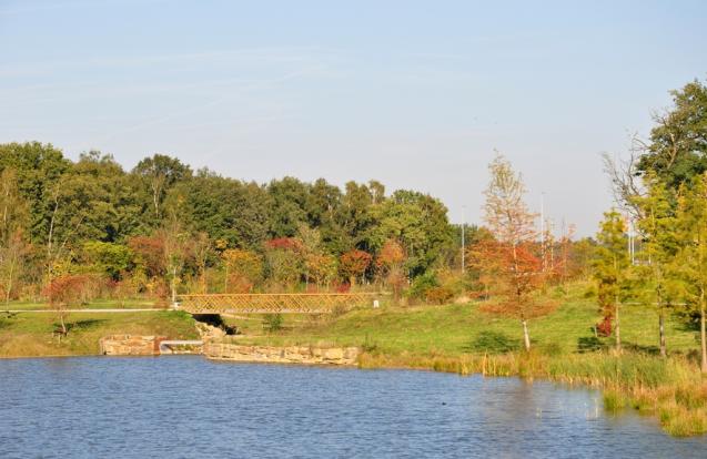 Passerelles et ponts du parc Meerland