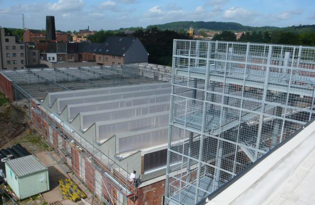 Tour d'escaliers, site culturel le Ververij à Renaix