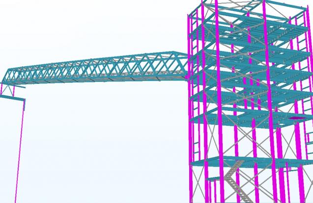 Passerelle de transport en altitude Fuite
