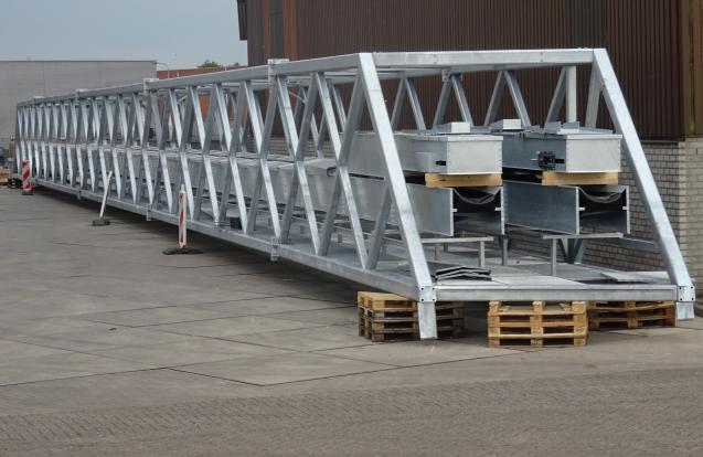 Passerelle de transport en altitude Fuite