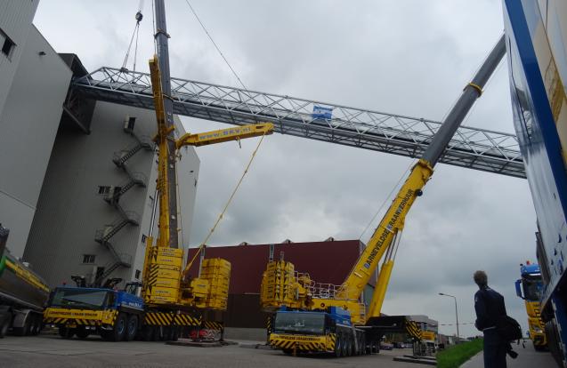 Passerelle de transport en altitude Fuite