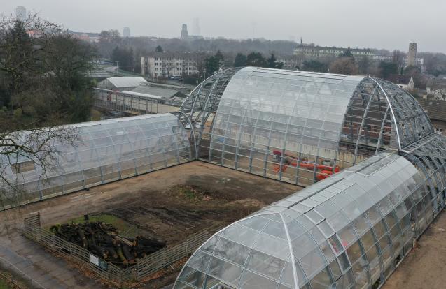 SERRE TROPICALE POUR LES JARDINS BOTANIQUES FLORA