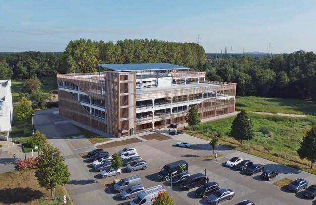 Circulair parkeergebouw Campus Diepenbeek
