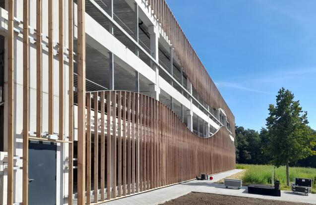 Circulair parkeergebouw Campus Diepenbeek